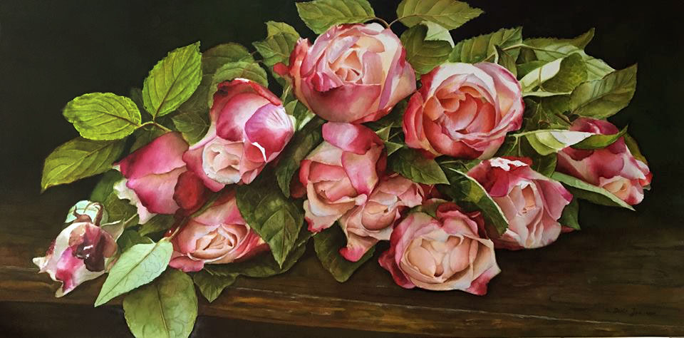 bouquet of roses painting